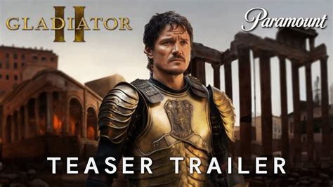 gladiator 2 trailer trending
